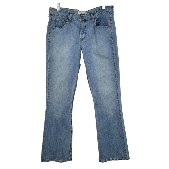 Levis Signature Womens Jeans Size 12 Medium Stretch Boot Cut 34x31 - Picture 1 of 8